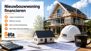 Nieuwbouwwoning financieren met hypotheekadvies van Bèta Financiële Diensten bij modern nieuwbouwproject